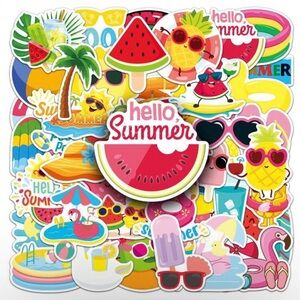 50 Summer Theme Stickers